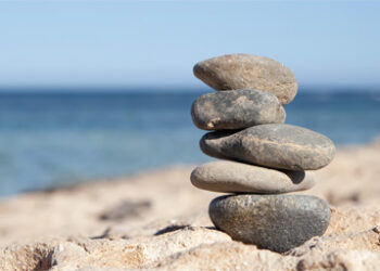 Stones-on-a-beach