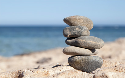 Stones-on-a-beach