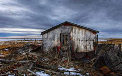 Derelict shed