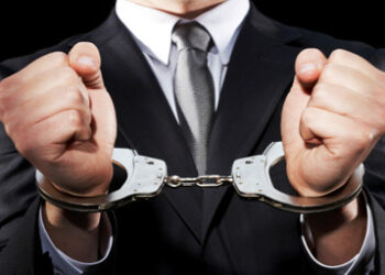 businessman handcuffs