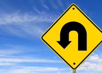 U turn sign