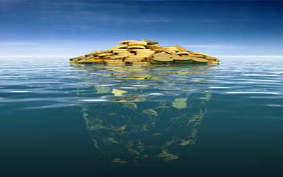 Money iceberg
