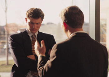 Businessman told off