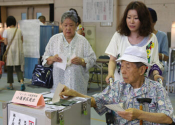 Japanese voters
