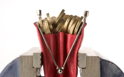 Purse vice pound coins