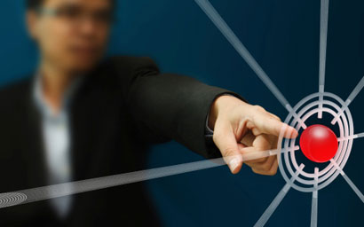 businessman target