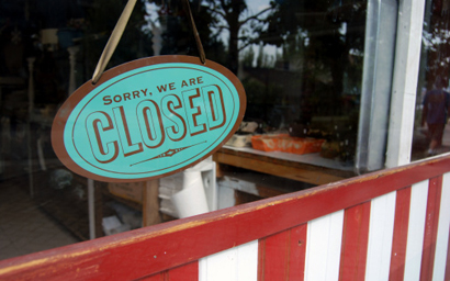 WE are closed