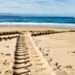 Tire tracks