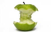 Bitten apple