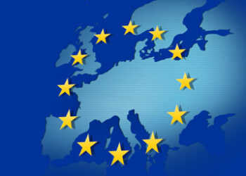 Europe map stars