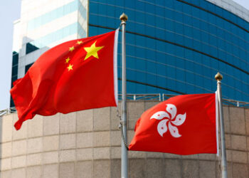 China and Hong-Kong flags