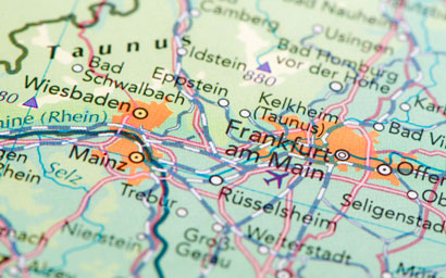 Frankfurt map