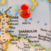 Malta on map