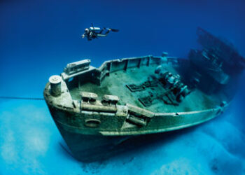 Sunken ship