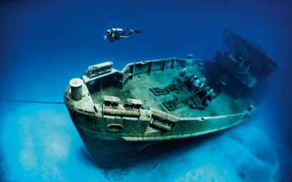 Sunken ship