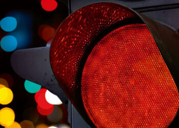 Red traffic light