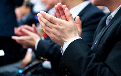 Applauding