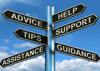 Guidance assistance signs