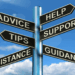 Guidance assistance signs