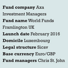 Axa fund launch box