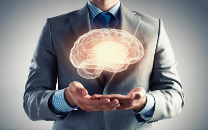 Businessman brain