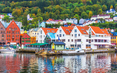 Norwegian village
