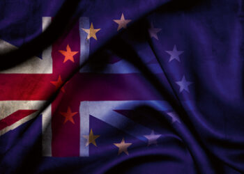 Brexit flags