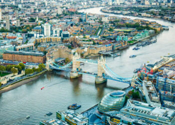 London from the air