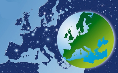 Europe globe