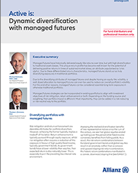 Active is: Dynamic diversification with managed futures
