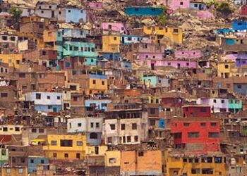 Favelas of Lima Peru