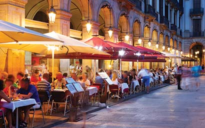 Placa Reial in Barcelona