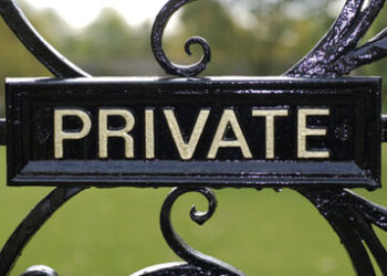 Private sign