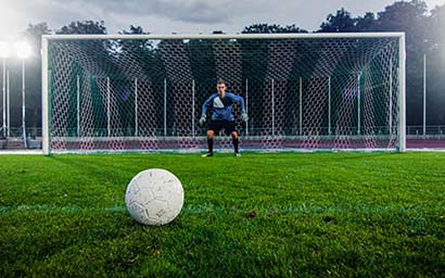 Penalty spot kick