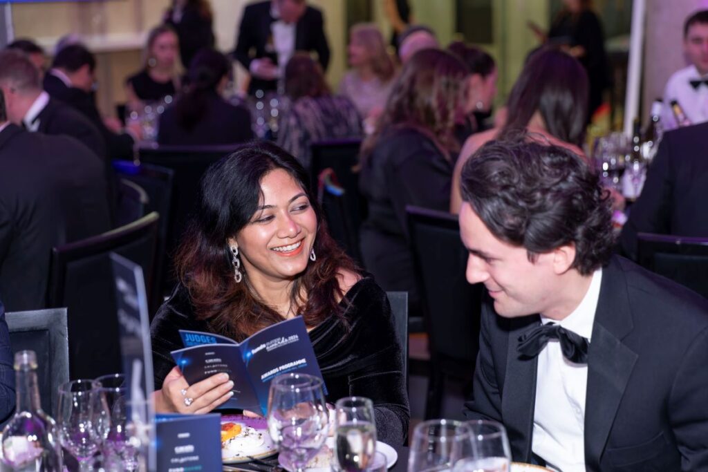 Party-goers enjoy the Funds Europe Awards 2024