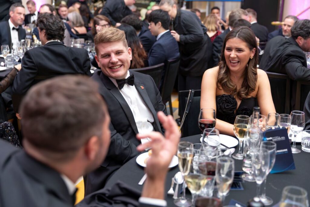 Party-goers enjoy the Funds Europe Awards 2024