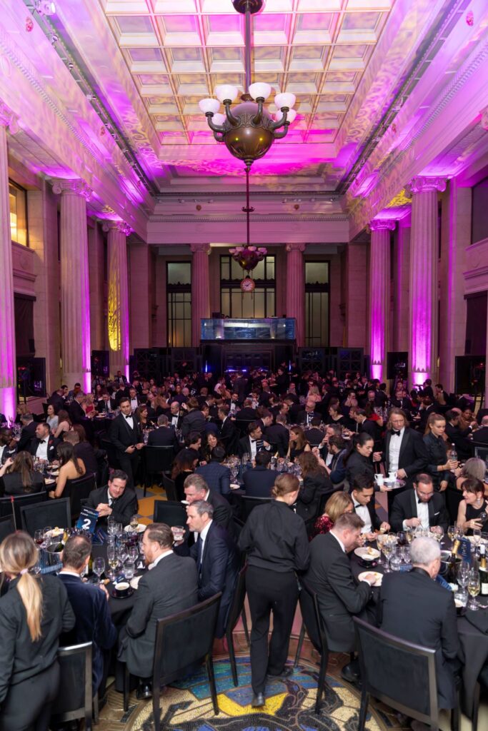 The awards celebration at Banking Hall