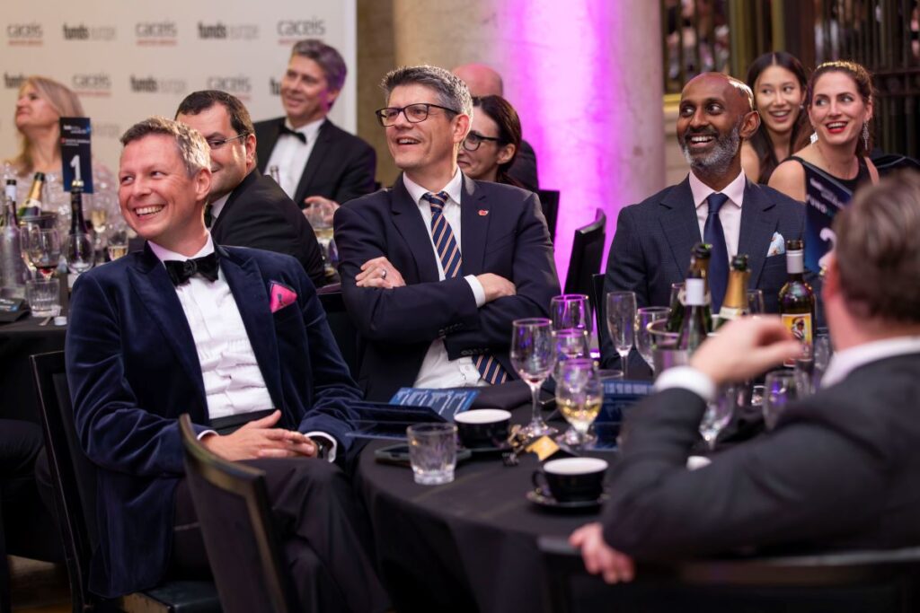 Party-goers enjoy the Funds Europe Awards 2024