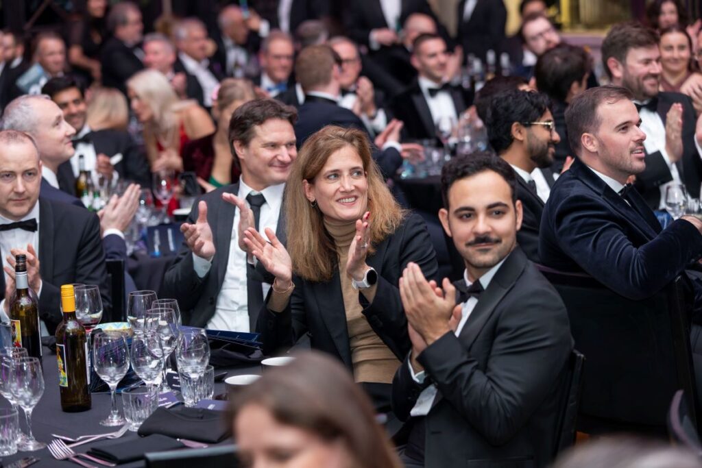 Party-goers enjoy the Funds Europe Awards 2024